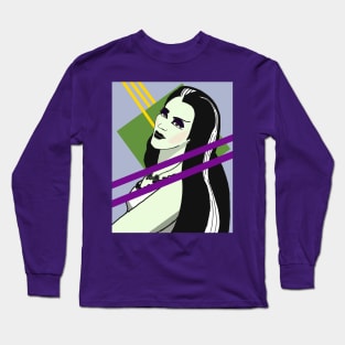 Lily Munster as a Nagle girl Long Sleeve T-Shirt